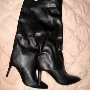 Nine West Black Heeled Boots